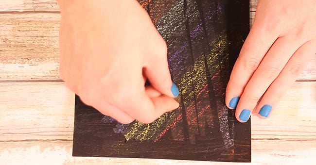 DIY Rainbow Scratch Art