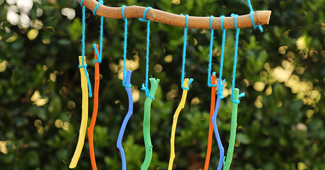 rainbow wind chimes | Kaplan Early <strong>Learning</strong> Company