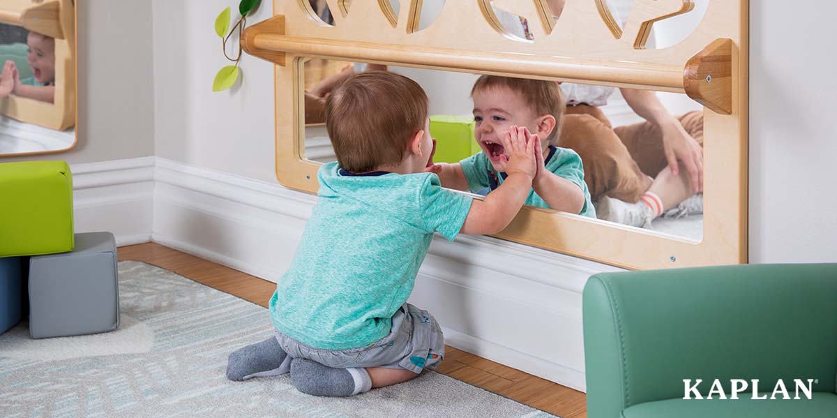 Kaplan Early Learning Exploration Wall Mirror | Shatter-Resistant Acrylic  Mirrors | Self-Awareness, Self-Esteem, Intellectual Curiosity, Cognitive